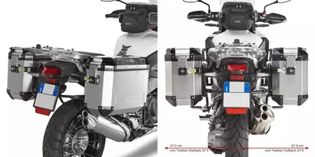 Givi PLR111110CAM Honda Crosstourer 1200 DCT 12-18 suport lateral pentru portbagaj - GIPLR1110CAM