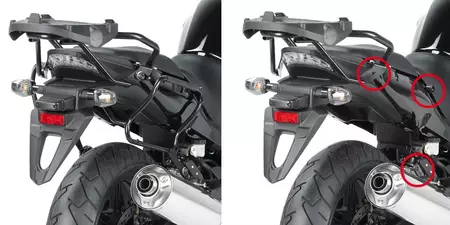 Givi V35 K33 PLXR208 Porta-bagagens lateral da Honda CBF 1000 ST 10-14 - GIPLXR208