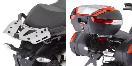 Gepäckträger für Motorradkoffer mit Alu-Platte Monokey SRA7401 Ducati Multistrada 1200 GIVI-2