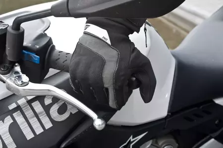 Shima One mănuși de motocicletă negru fluo M-5
