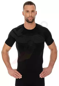 Brubeck DRY Kurzarm-Motorrad-Thermo-T-Shirt schwarz XL