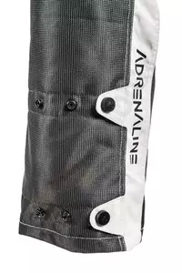 Calças de motociclismo têxteis para mulher Adrenaline Meshtec Lady 2.0 PPE cinzento S-4
