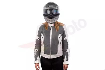 Casaco de verão para motociclistas Adrenaline Meshtec Lady cinzento M-5