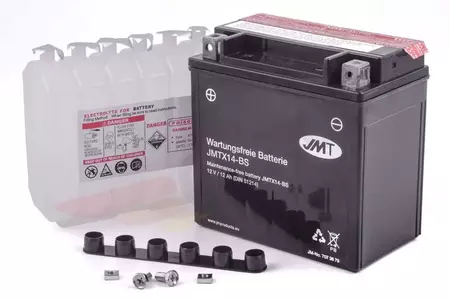 Akumulator bezobsługowy 12V 12Ah JMT YTX14-BS (WP14-B)