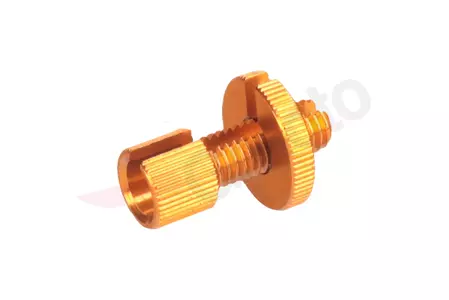 Vijak za podešavanje sajle kočnice/spojke M8x1,25 mm duljine 30 mm zlatne boje-2