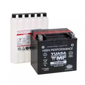 Неподдържаща се 12V 12Ah батерия Yuasa YTX14H-BS