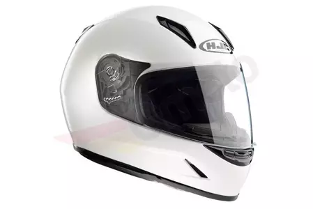 Dječja motociklistička kaciga koja pokriva cijelo lice HJC CL-Y Junior Solid White S-1