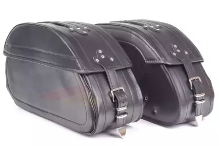 Sidetasker i læder 25L x2 Longway-1