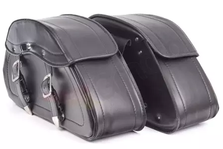 Satteltaschen Motorrad Seitentaschen Ledertaschen mit Schloss 25L X2 Ranger-2