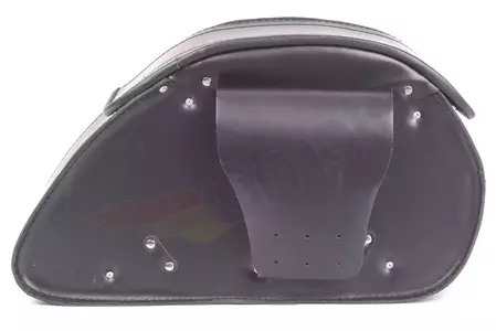 Satteltaschen Motorrad Seitentaschen Ledertaschen mit Nieten Schloss 25L x2 Ranger-4