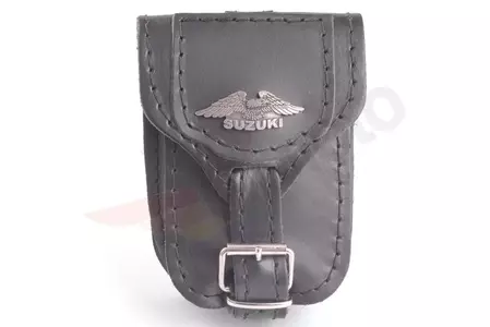 Håndtaske - læderlomme til Suzukis slipsebæltekuffert-3