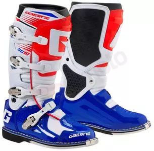 Motociklističke čizme Gaerne SG-10 bijelo-plavo-crvene 39-1
