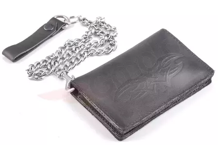 Kožená peněženka L s řetízkem
