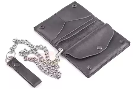 L kožená peňaženka s retiazkou-2
