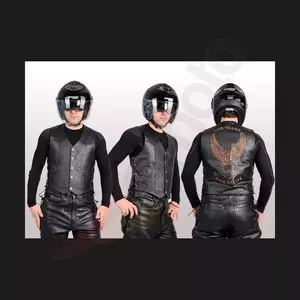 L&J Rypard Ride to Live colete de motociclista com águia S-3