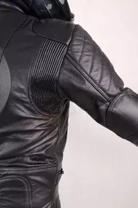 L&J Rypard Racer Pro giacca da moto in pelle nera M-2