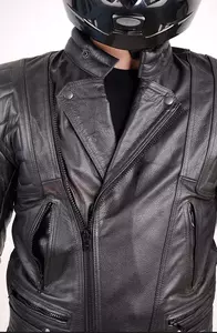 L&J Rypard Racer Pro chaqueta de moto de cuero negro 2XL-3