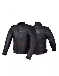 L&J Rypard Sportsman chaqueta de moto de cuero negro 2XL - KSM028