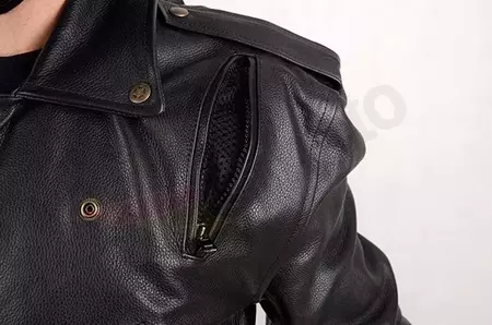 L&J Rypard Eagle chaqueta de moto de cuero negro L-4