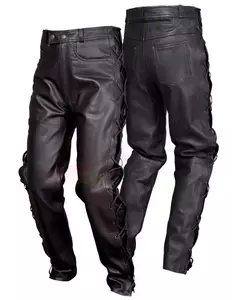 L&J Rypard Toretto pantaloni de motocicletă din piele negru 28-1