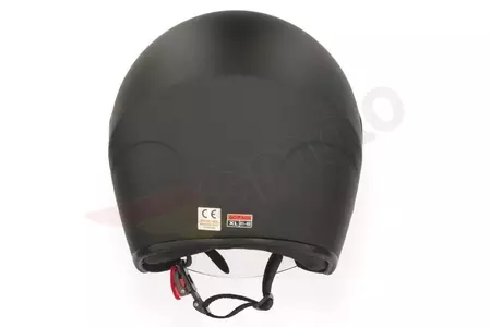 Awina moto casco abierto TN-8661 negro mate M-3