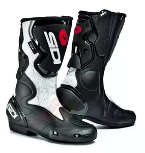 SIDI Fusion Lei botas de moto para mujer blanco y negro 40 - Buty motocyklowe SIDI Fusion Lei damskie czarno białe 40