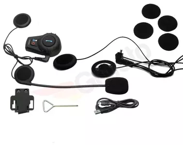 FreedConn Intercomunicador Bluetooth FDC-01VB 500m FM 2 cascos-2