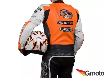 Fato de motociclista de uma peça Stage6 MKII, cor de laranja, tamanho 62-4