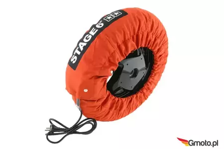 "Stage6" oranžinės spalvos padangų šildymo antklodė, skirta 12 colių skersmens ratams - S6-99TW12