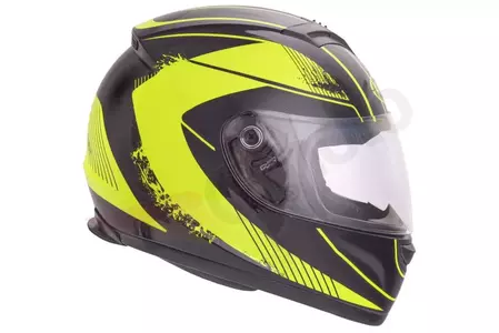 Motociklistička kaciga koja pokriva cijelo lice Awina TN-0700B-A1 crno zelena fluo L-2