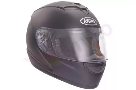 Motociklistička kaciga koja pokriva cijelo lice TN0700B-F2 Awina mat crna L-1
