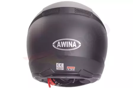 Awina integralus motociklininko šalmas TN0700B-F2 matinis juodas L-3