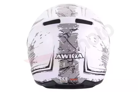 "Awina" integralinis motociklininko šalmas TN0700B-B3 juodas pilkas XL-3