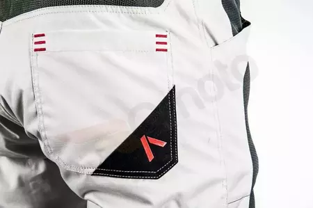 Tekstilne motociklističke hlače Adrenaline Meshtec 2.0 PPE, sive L-3