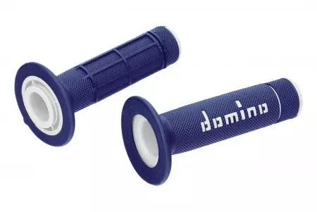 Domino Cross μπλε και λευκές κλειστές λαβές τιμονιού-2