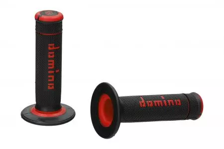 Domino Offroad X-treme черни/червени затворени маншети за волана - A19041C4240A7-0