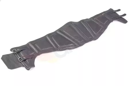 Kožený ledvinový opasek s přezkou na motorku 110cm XL