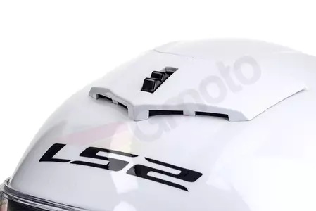 Casco integral de moto LS2 FF390 BREAKER SOLID WHITE L-11