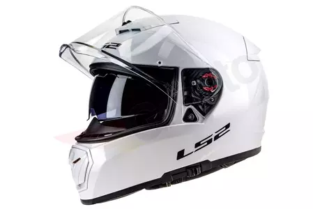 Motociklistička kaciga koja pokriva cijelo lice LS2 FF390 BREAKER SOLID WHITE L-1