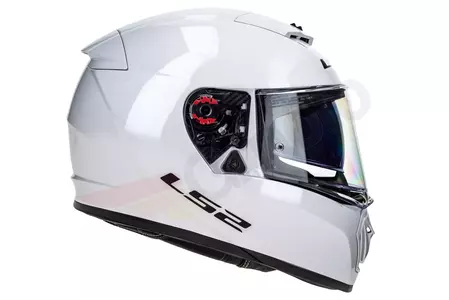 Motociklistička kaciga koja pokriva cijelo lice LS2 FF390 BREAKER SOLID WHITE L-4