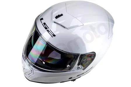 Motociklistička kaciga koja pokriva cijelo lice LS2 FF390 BREAKER SOLID WHITE L-9