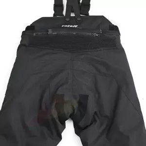 Pantalon Roleff en textile avec bretelles avec membrane Wind-Tex I RO470 noir taille L-2