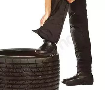 Pantaloni de motocicletă Roleff textile cu membrană termo textilă Wind-Tex I culoare negru M-4