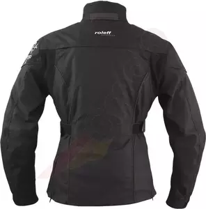 Jachetă scurtă din material textil pentru femei Roleff cu membrană Wind-Tex Ladylike de culoare neagră mărimea XL-2