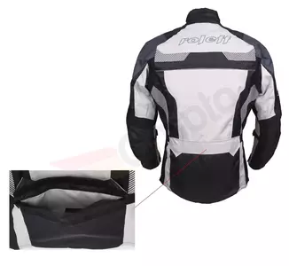 Roleff textiel lange jas RO775 (3in1) kleur zwart/wit maat 3XL-6