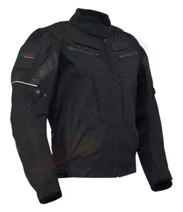 Casaco curto têxtil Roleff com membrana Wind-Tex Riga cor preta tamanho XL - RO301/XL