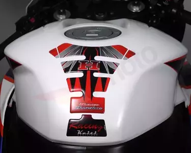 Подложка за резервоар Keiti Honda червено бяло-2