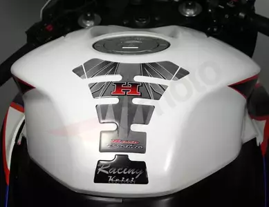 Keiti Honda pelēks balts tvertnes spilventiņš-2