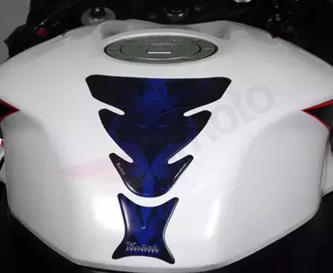 Keiti blauw Vlam blauw tankpad-2