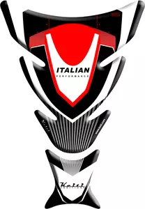 Keiti Ducati tvertnes spilventiņš balts sarkans melns-1